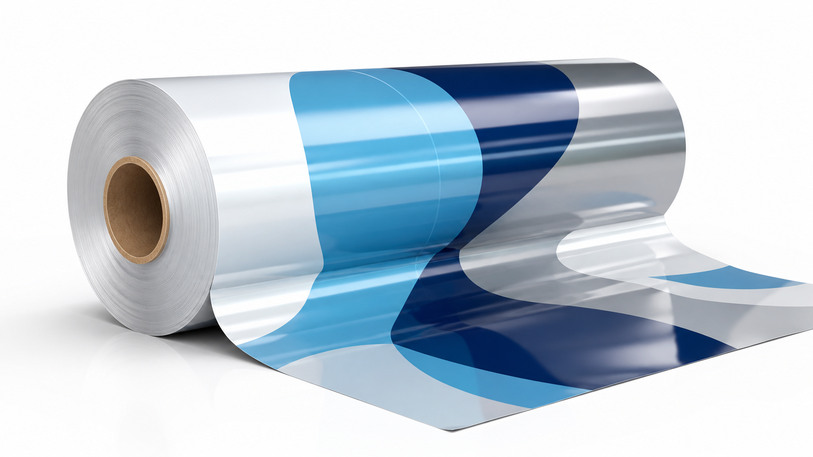 Printed flexible packaging rollstock for food and consumer pack applications